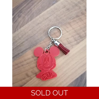 Disney Mickey Mouse 3D Printed Keyring